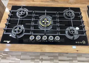 Homebase Built in Cooker 5 Gas Burner Tempered Glass