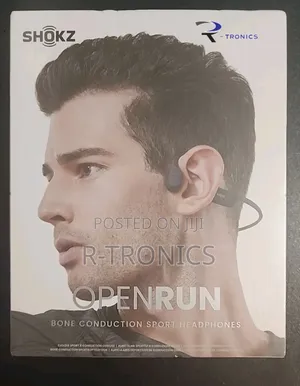 Shokz Openrun Wireless Bone Conduction Headphones - Black