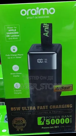 Oraimo Powerjet 501 50000mah 85watts Original Powerbank
