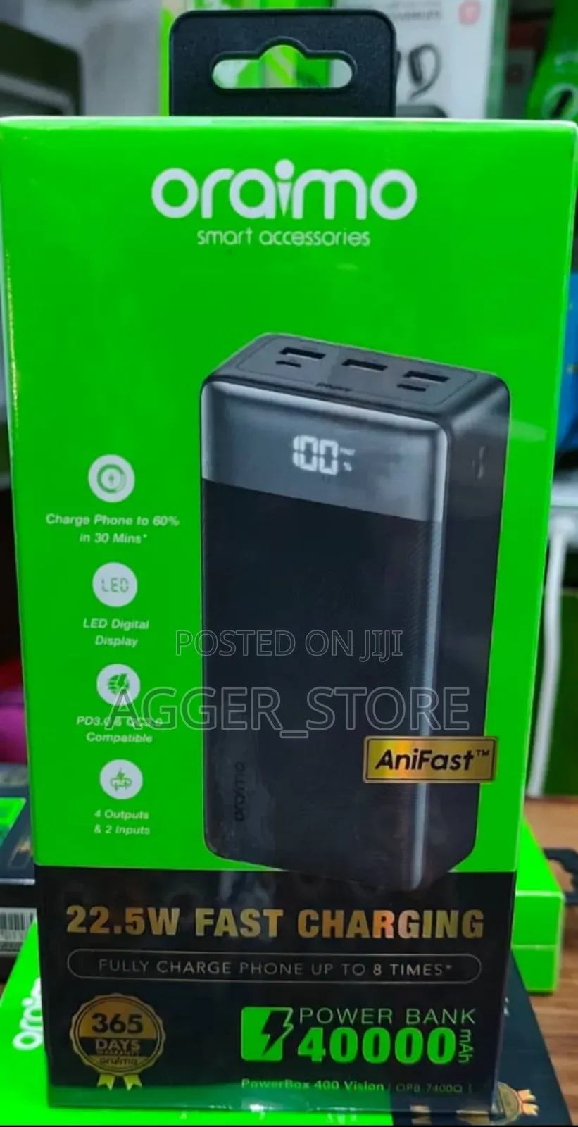Oraimo Powerbox 400 Vision 40000mah Original Powerbank