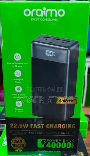 Oraimo Powerbox 400 Vision 40000mah Original Powerbank
