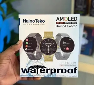Hainoteko 27 Waterproof Smartwatch (Three Straps)