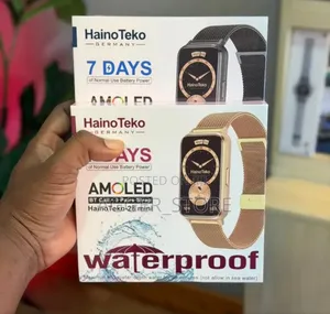 Hainoteko 28 Mini Waterproof Smartwatch Amoled (Three Straps)