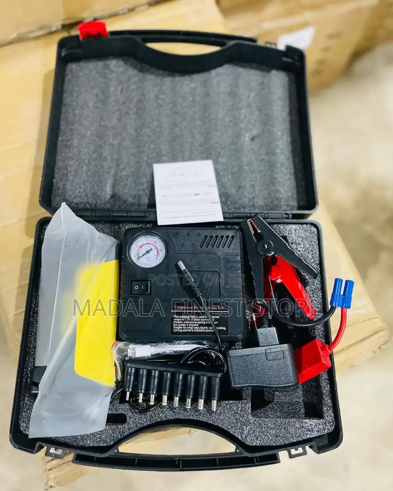Car Jumper Starter With Compressor