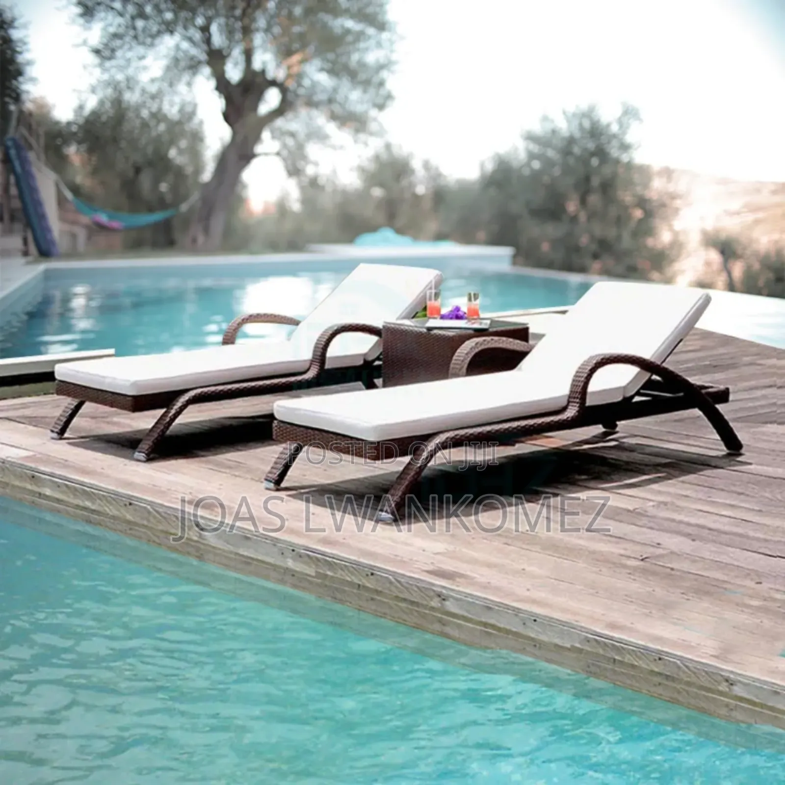 Outdoor Sun Lounge Cushion(Pool Courtyard Resort)