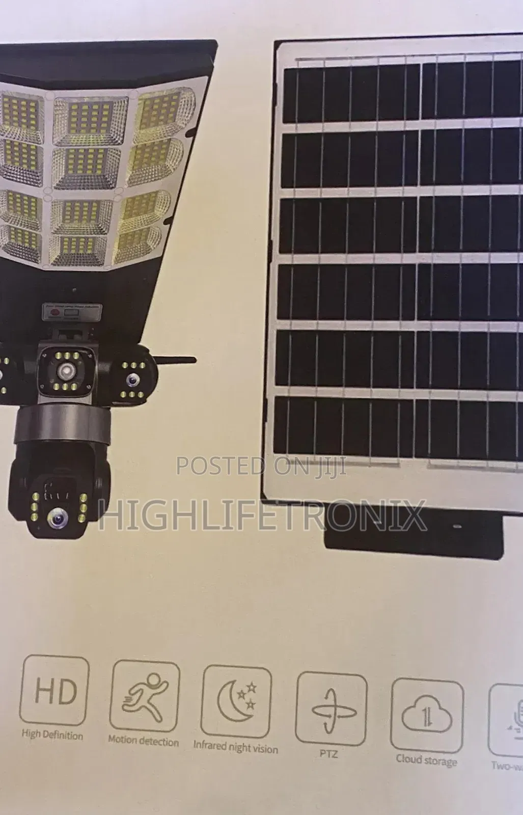 Solar Light With Camera 24/7 Security