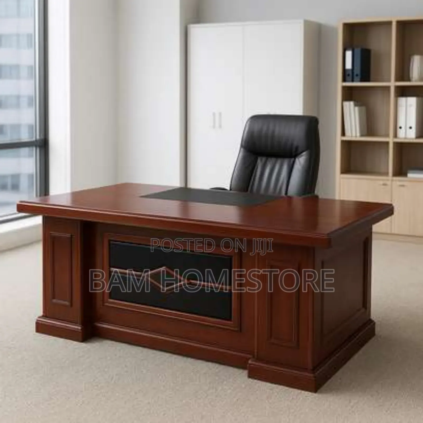 Executive Mahogany Office Desk Luxury Presidential Director Table120cm