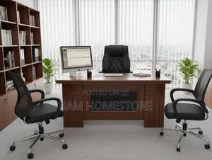 Executive Presidential Office Desk - Luxury Modern Director Table 140