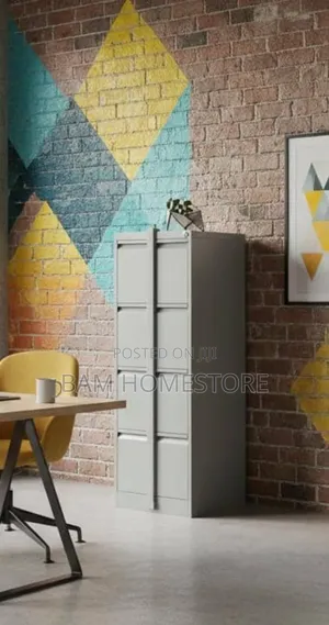 Heavy Duty Xs-347 Metal Filing Cabinet - 4 Drawer Office Storage