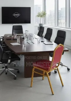Classic Red and Gold Banquet Chair - Durable Stacking Event Seating