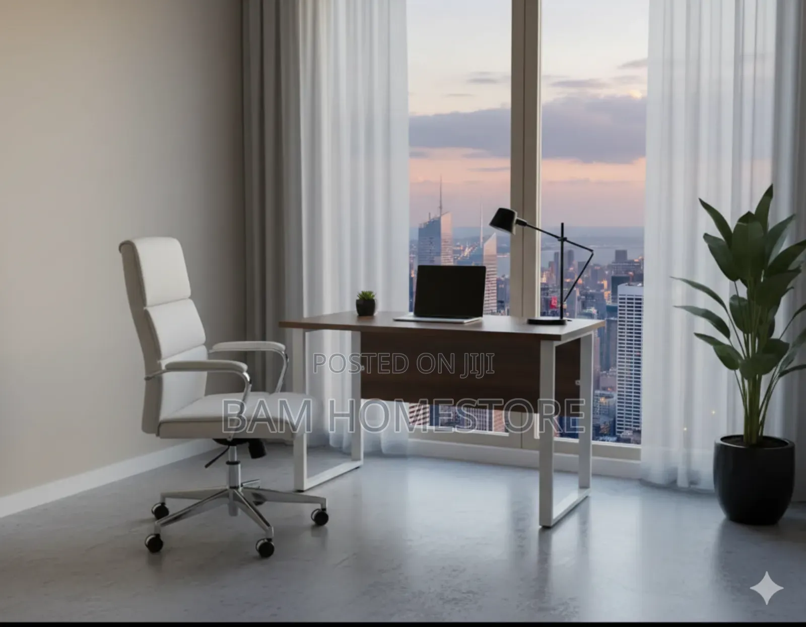 120cm Modern Minimalist Desk - Sleek Office Study Table