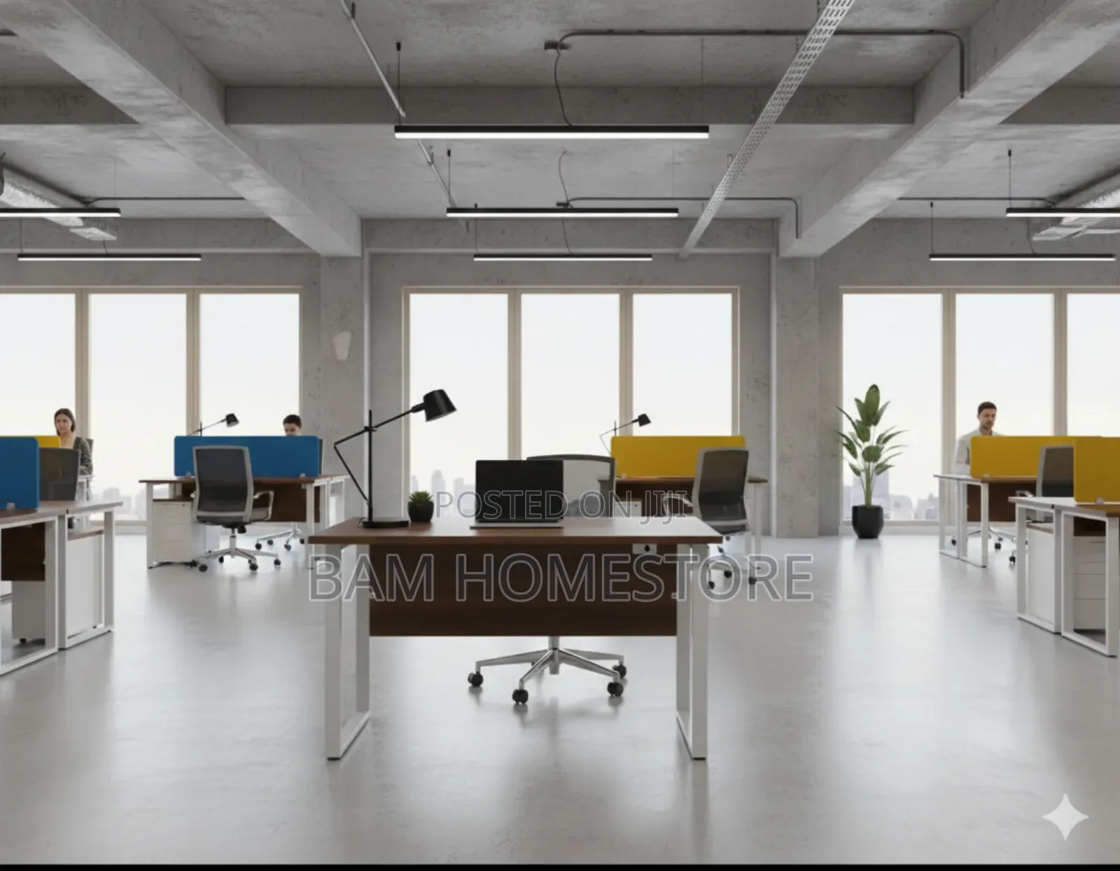 120cm Modern Minimalist Desk - Sleek Office Study Table