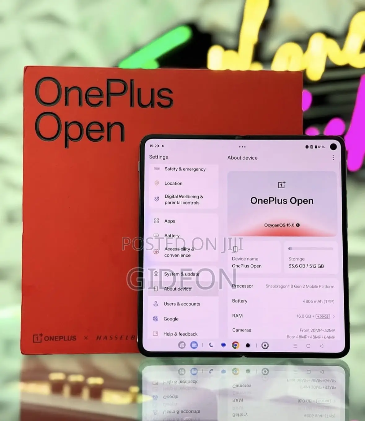 New OnePlus Open 512 GB Gray