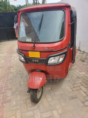 TVS King Deluxe Plus iTouch Start 2025 Red