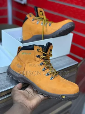 Men's Leather Boot Shoes New Original Na Royal Za Caterpillar Brand