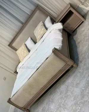 Kitanda Cha Mbao Ngumu Mixed Bedsofa Na Sides Zake