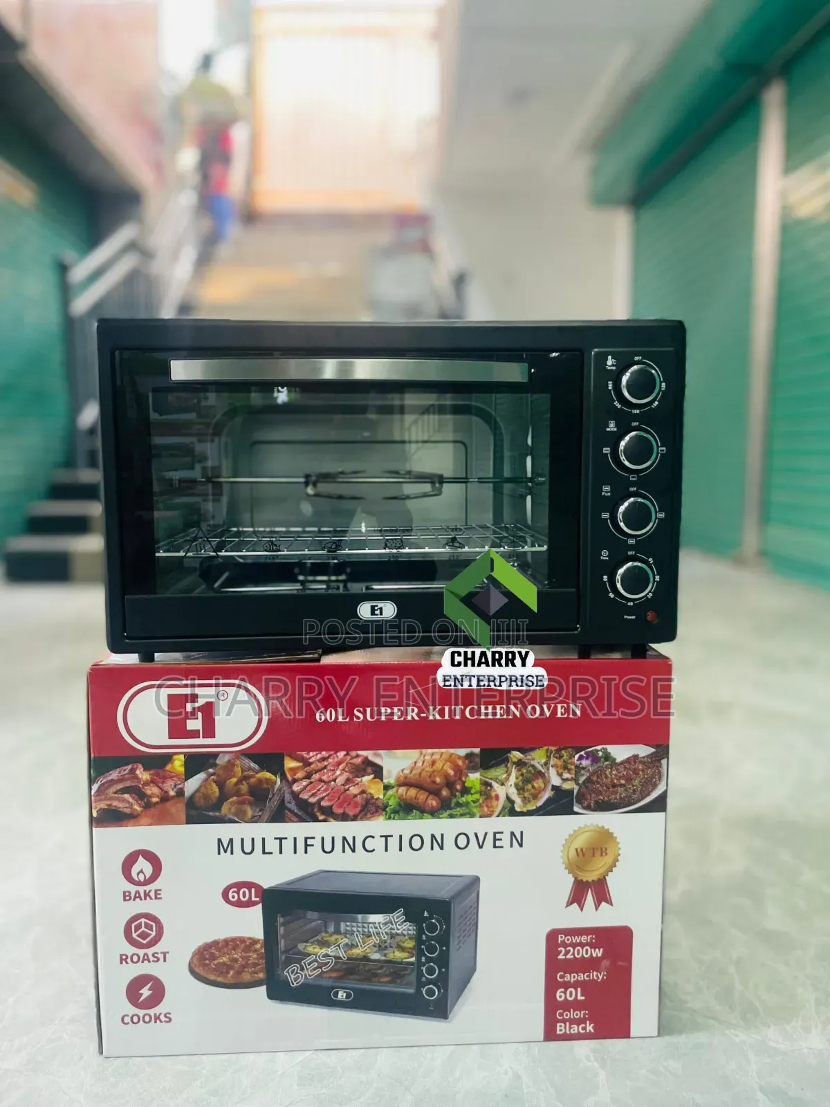 *Pmc Multifunction Oven 60l Bake, Roast, Cooks 2200watts.*