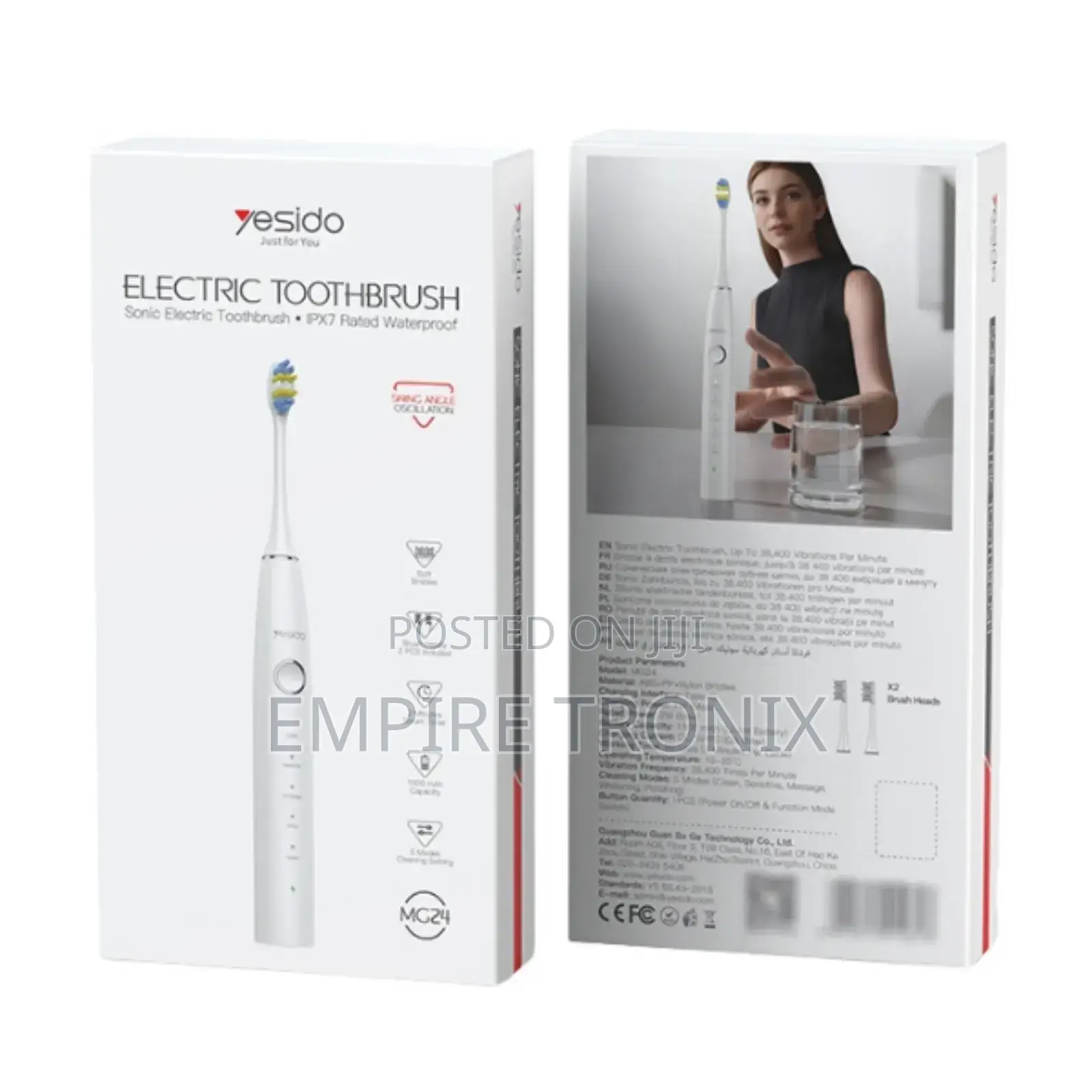 Yesido Mg24 Sonic Electric Toothbrush