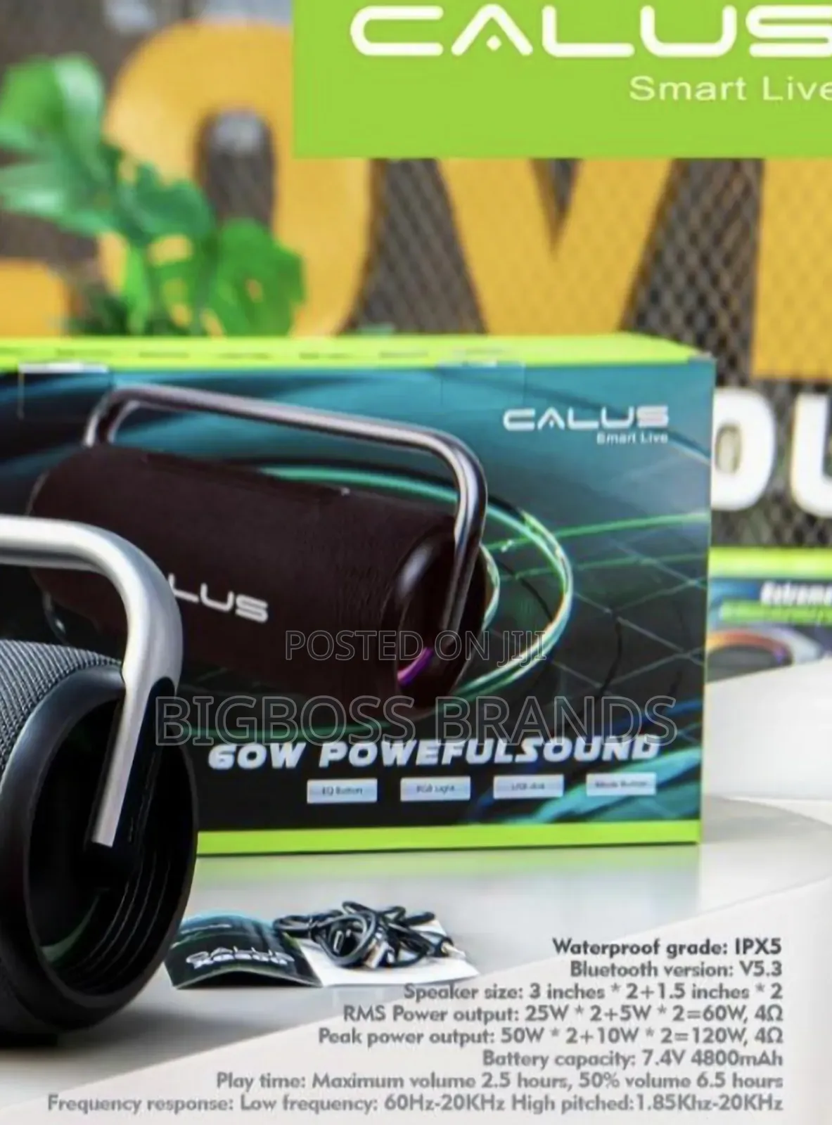 Calus Wireless Speaker Xg300 120w