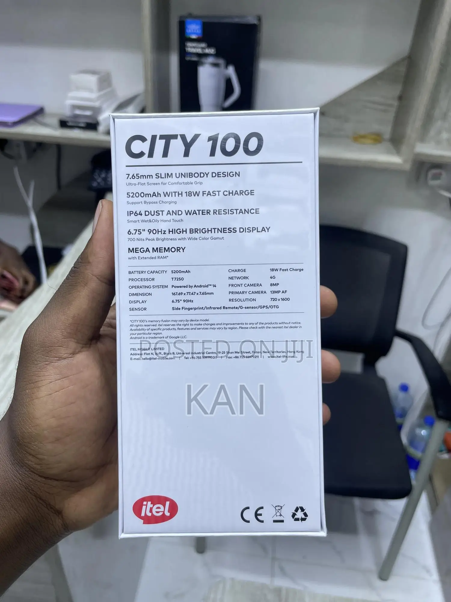 New Itel City 100 128 GB