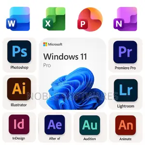 Windows 11 Pro + Microsoft Office 2024 Home + Adobe Master Suite 2025