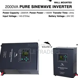 2000va Pure Sinewave Inverter (Wall-Mounted)