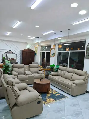Recliner Sofas Set 3:2:1:1 Zote Zinafyatuta
