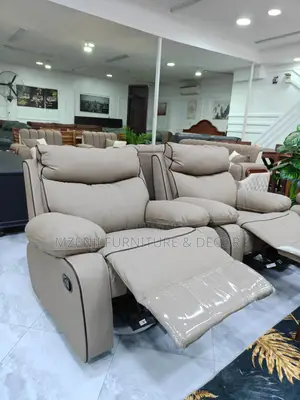 Recliner Sofas Set 3:2:1:1 Zote Zinafyatuta