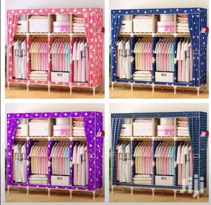 Kabati Milango/Column 4 Shelf Za Mbao