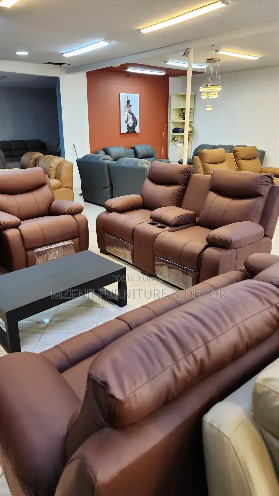 Recliner Sofa Set 3:2:1:1