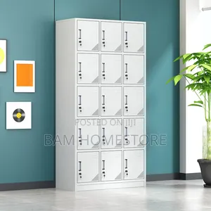 Heavy Duty 15-Drawer Metal Filing Cabinet - Secure Office Locker