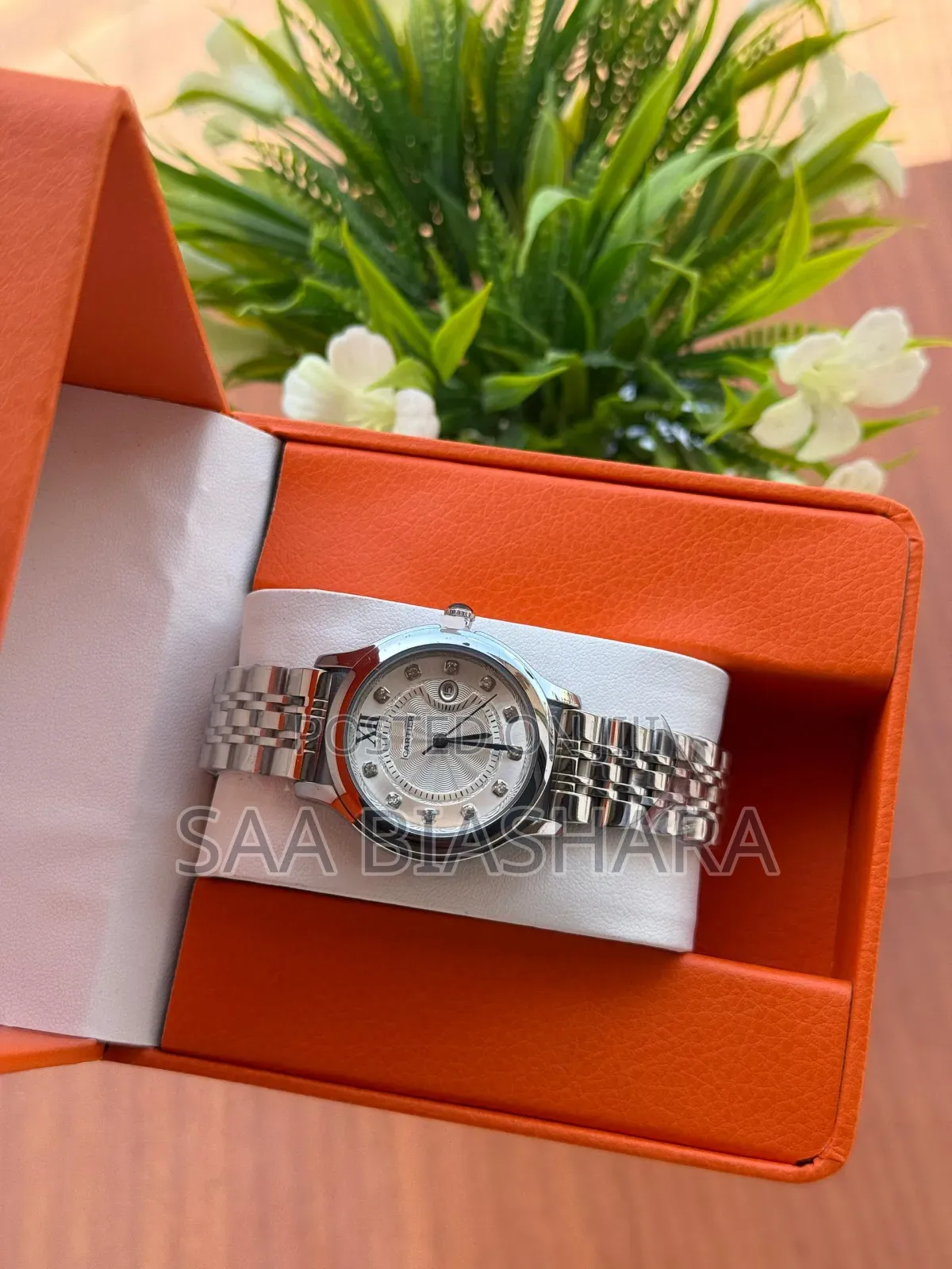 Cartiel Classic Watch for Ladies Silver and White