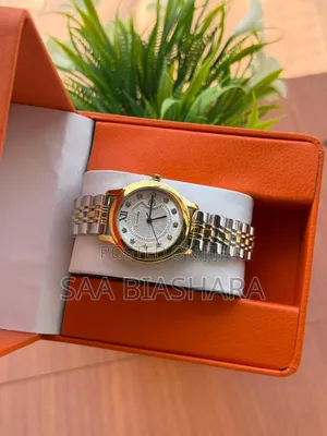 Cartiel Classic Watch for Ladies Silver Gold and White