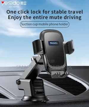 Yesido C262 Car Phone Holder Suction Cup Windshield 360 Rotation