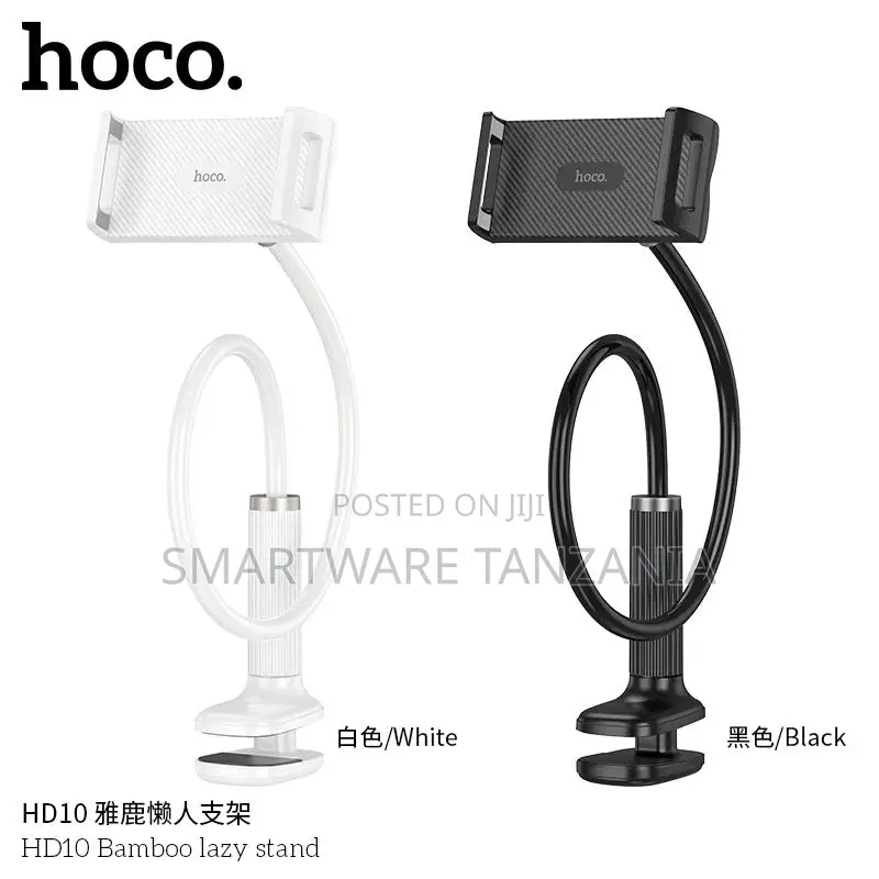 Hoco Hd10 Gooseneck Phone Holder 360 Rotation Flexible Bed Stand