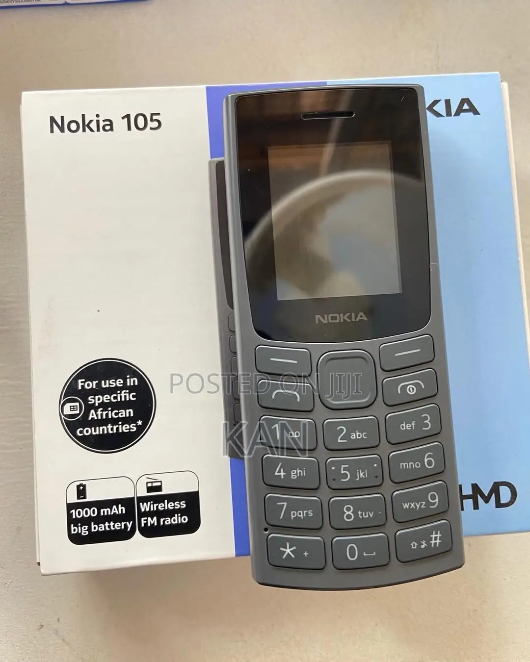 New Nokia 105 4G Black