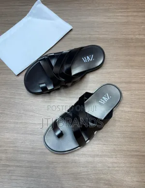 Black Suits New Year Sandal