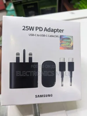 Samsung Usb-C to Usb-C Cable(3a) 25w Pd Adapter