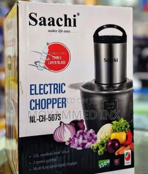 Saachi Stainless Steel Food Chopper 3.0l