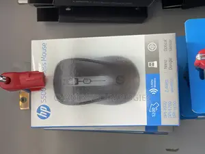 Hp S500 Wireless Mouse in Black.