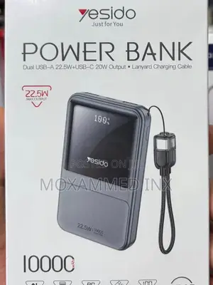 Yesido Yp95 Power Bank.Capacity: 10000 Mahmax