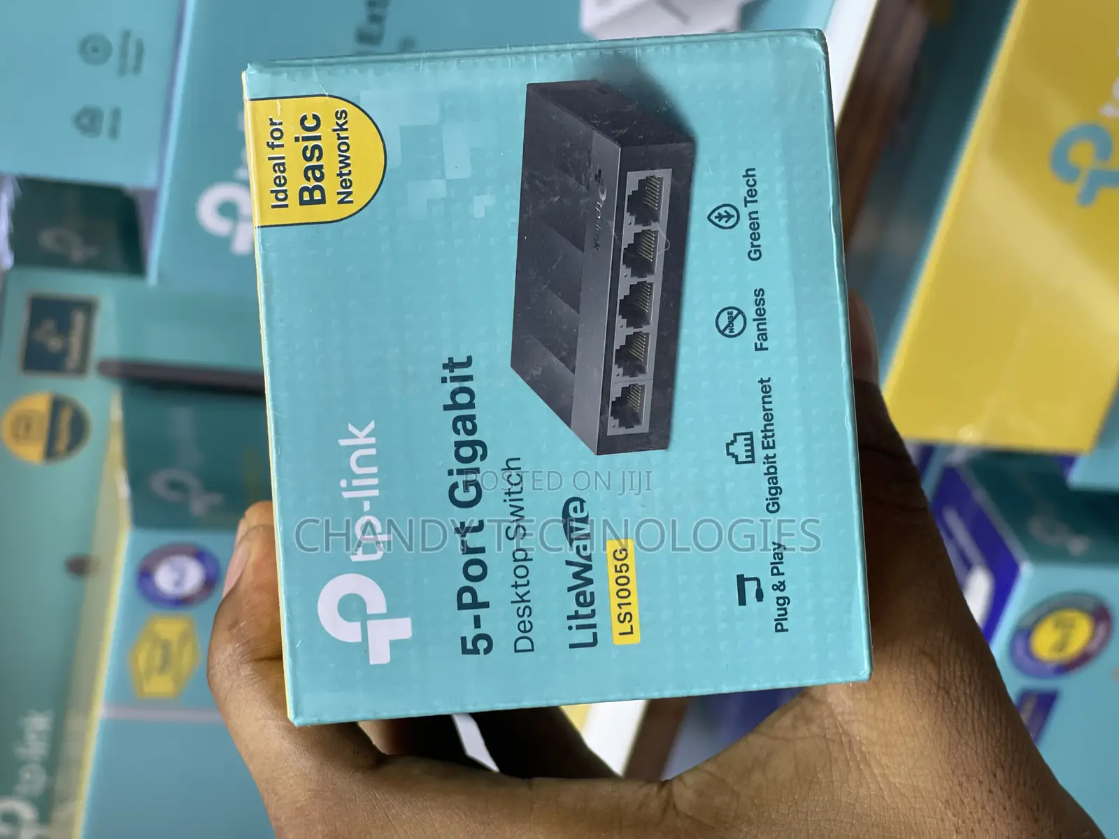 Tp-Link Ls1005g 5-Port Gigabit Desktop Switch.
