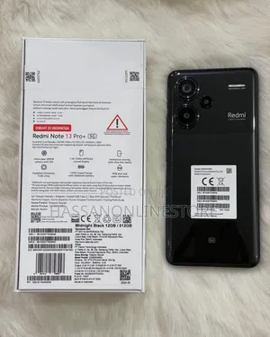 New Xiaomi Redmi Note 13 Pro+ 512 GB Black