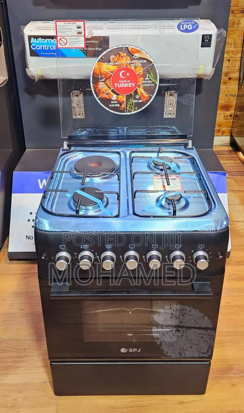 SPJ Cooker 3gas 1 Electric Size 60*60
