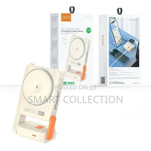 Vidvie Pb7006 Multidevices 3-in-1 Magnetic Wireles Charging Power Bank