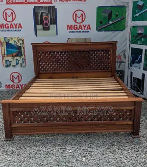 Vitanda Vya Mbao Pamoja Na Godoro 6/6