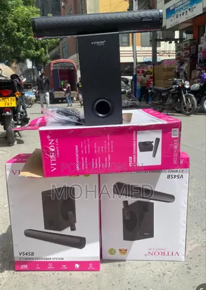 Vitron 2.1 Sound Bar Original – Sauti Nzito Bass Kali Kwa Tv Yako