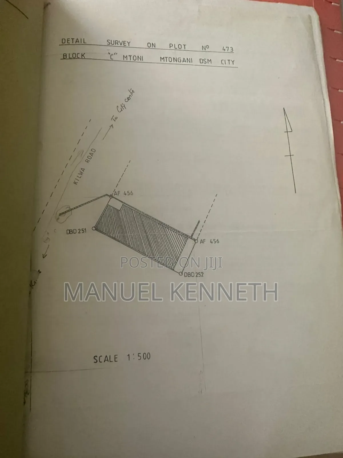 Prime Roadside Property for Sale at Mtoni, Temeke Total Energies Mtoni