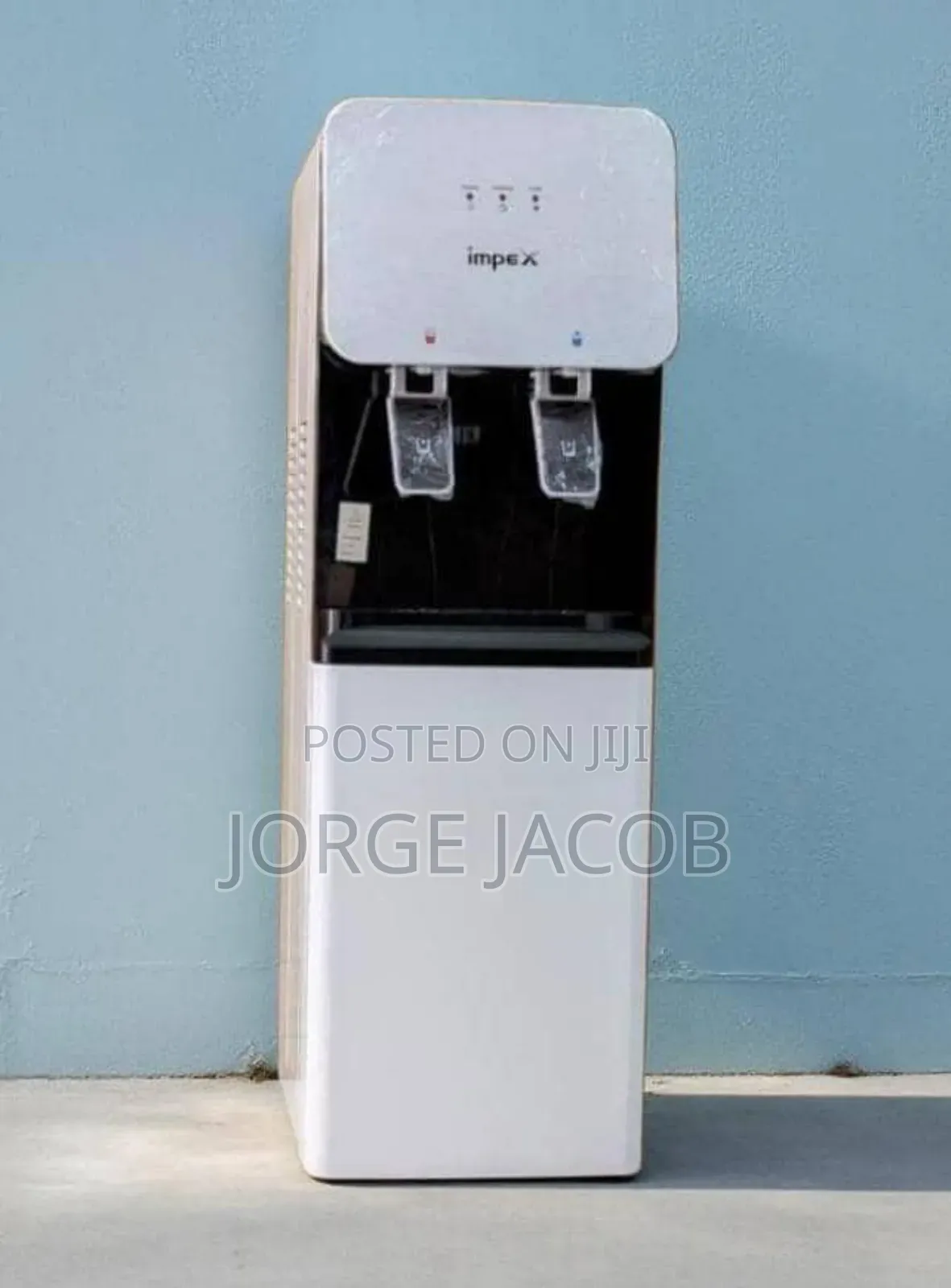 Impex Two-Tap Hot and Cold Water Dispenser.