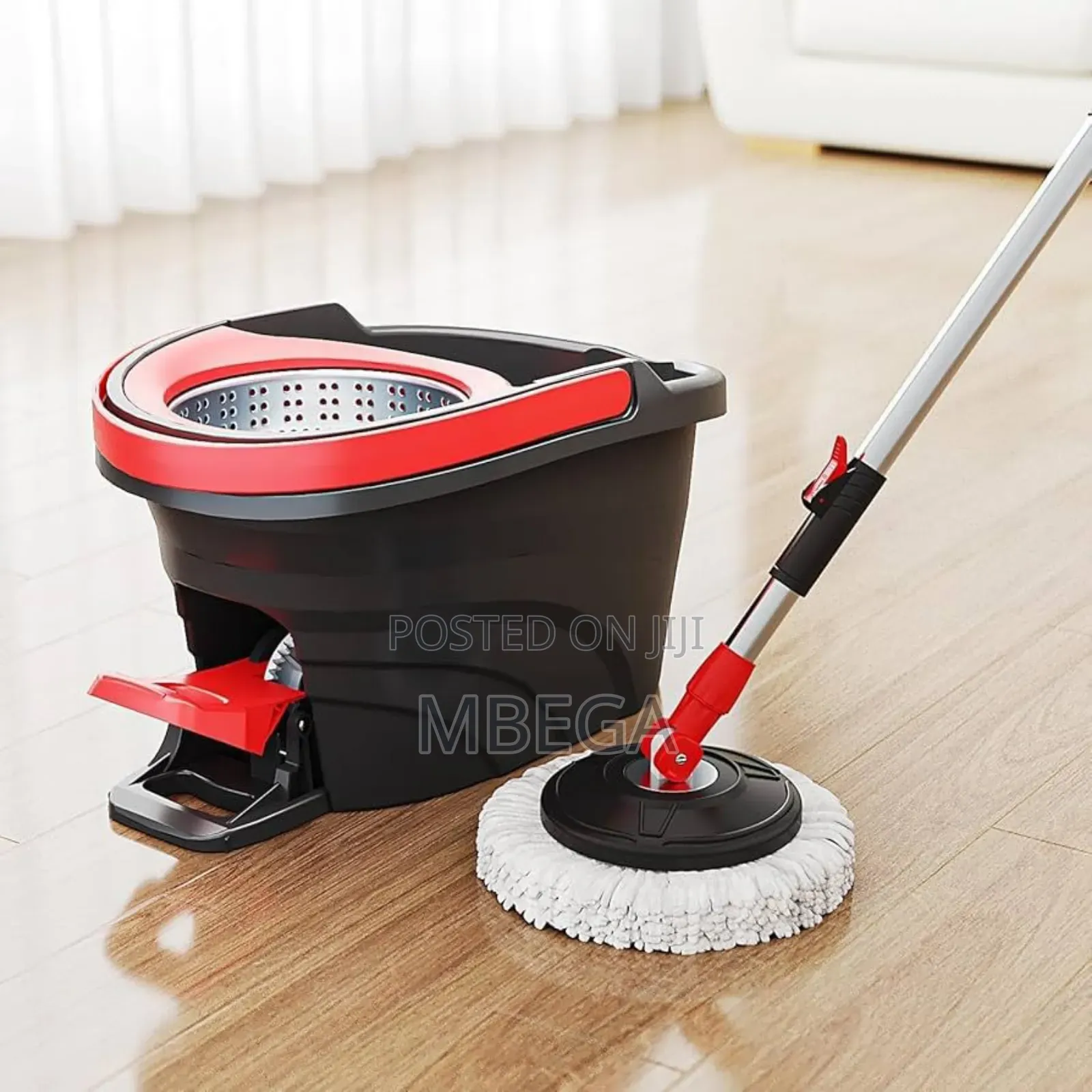 Black Spin Mop